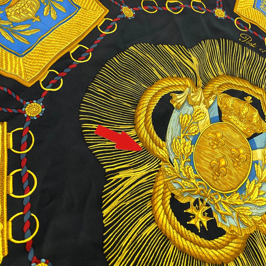 HERMES エルメス カレ90・Poste et Cavalerie/サーベル飾り袋