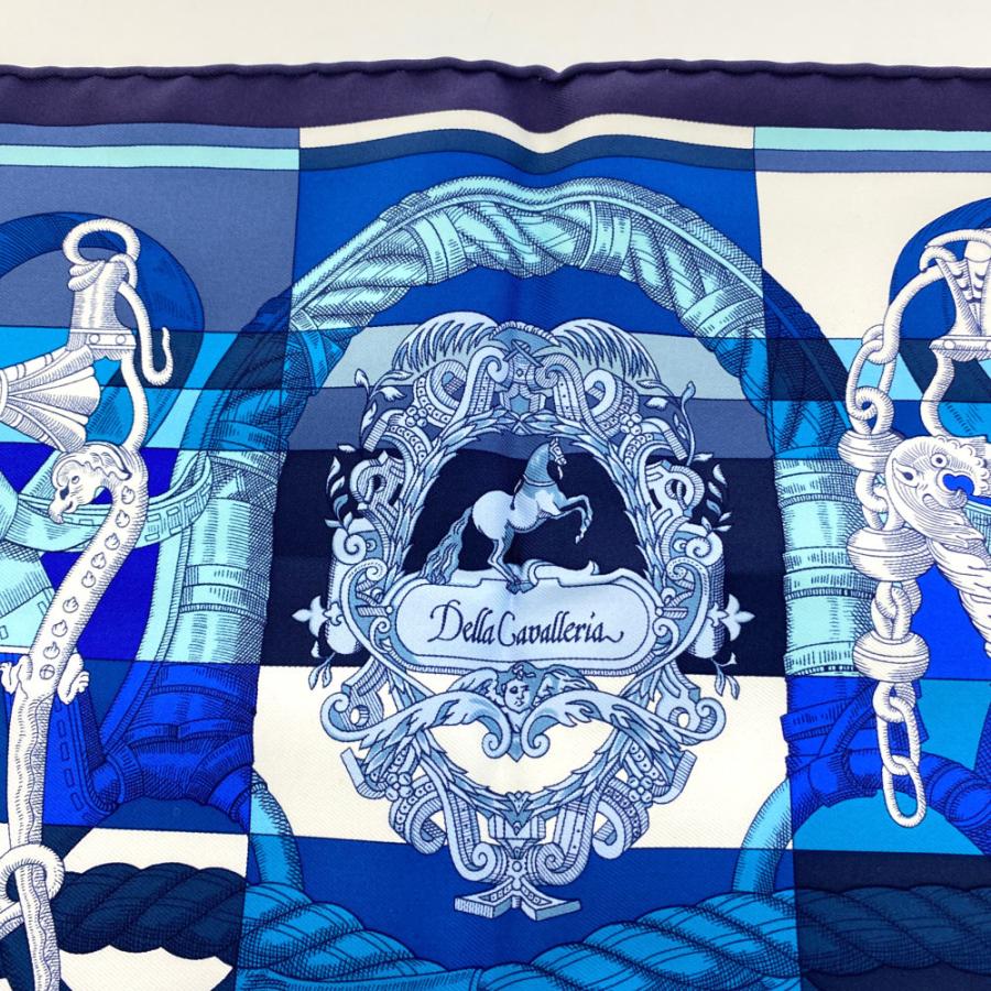 HERMES エルメス GAVROCHE TWILL 45・DELLA CAVALLERIA カレ45