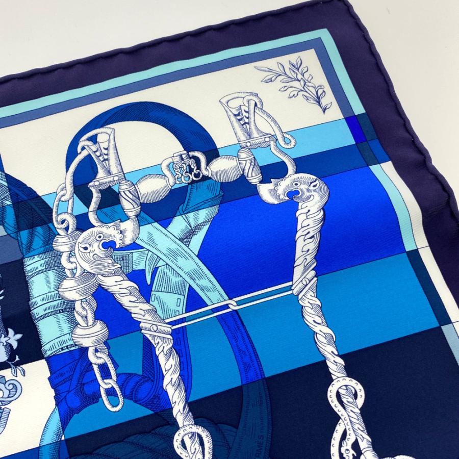 HERMES（エルメス） GAVROCHE TWILL 45・DELLA CAVALLERIA カレ45