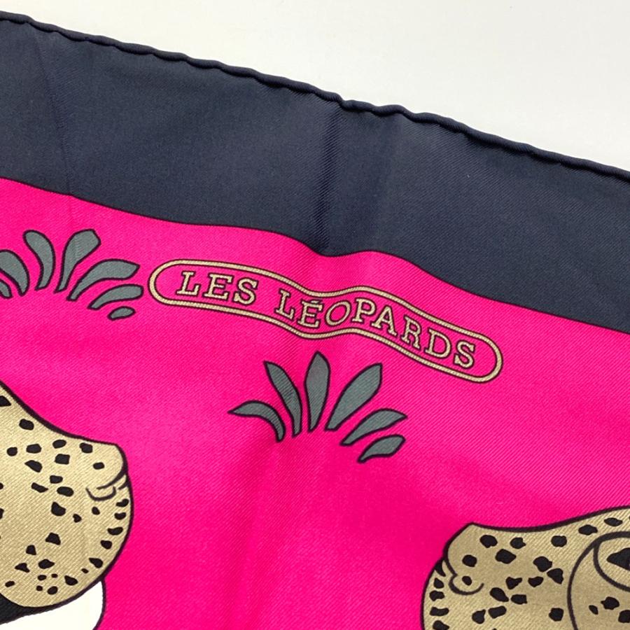 HERMES（エルメス） カレ90・LES LEOPARDS・ヒョウ柄 シルクツイル