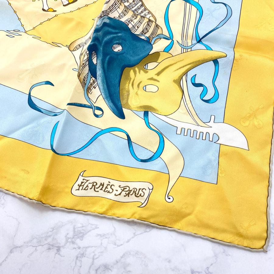 HERMES エルメス カレ90 LE CARNAVAL DE VENISE (ベニスの HERMES エルメス カレ90 LE CARNAVAL DE VENISE (ベニスの