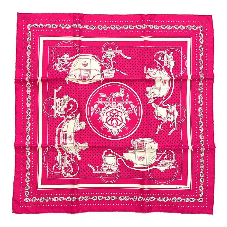 エルメスシルクバンダナ55 HERMES エルメス シルクバンダナ カレ55 ブリッド・エ・デスタン
