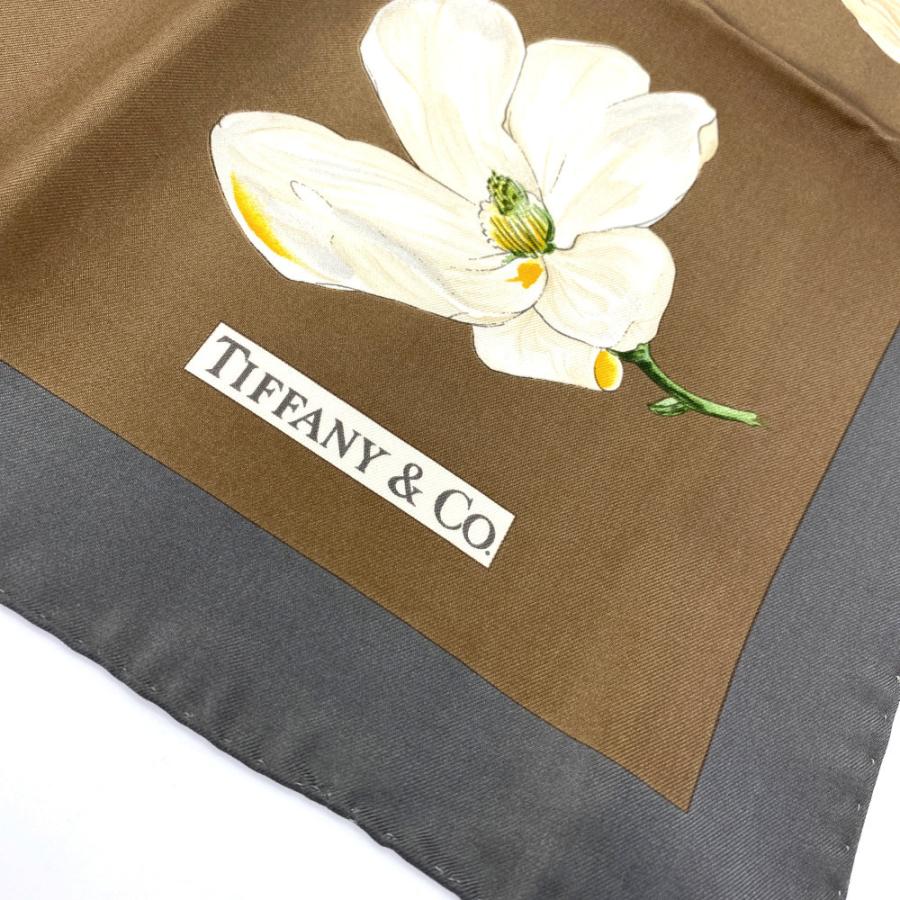 TIFFANY&Co.（ティファニー） 花柄シルクスカーフネックウェア