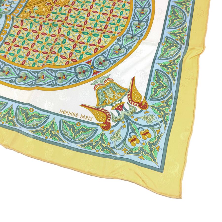 HERMES エルメス カレ90《CIELS BYZANTINS》シルクモスリン