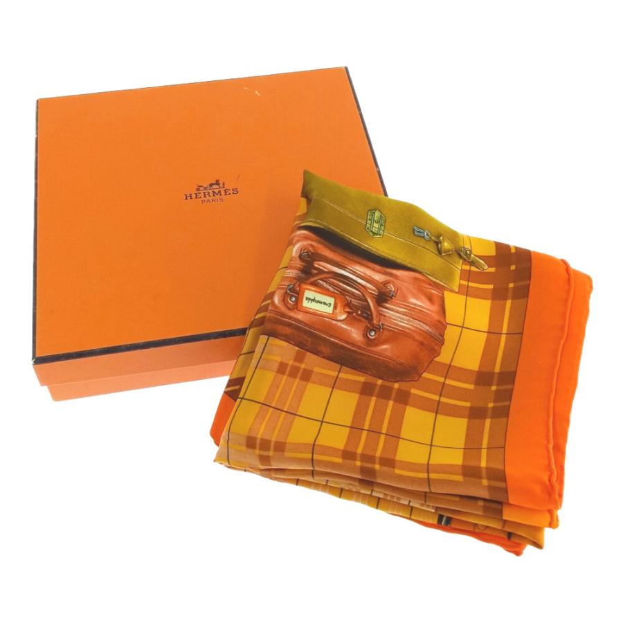 HERMES エルメス カレ70 H en Voyage 旅するエルメス スカーフ HERMES エルメス カレ70 H en Voyage 旅するエルメス スカーフ