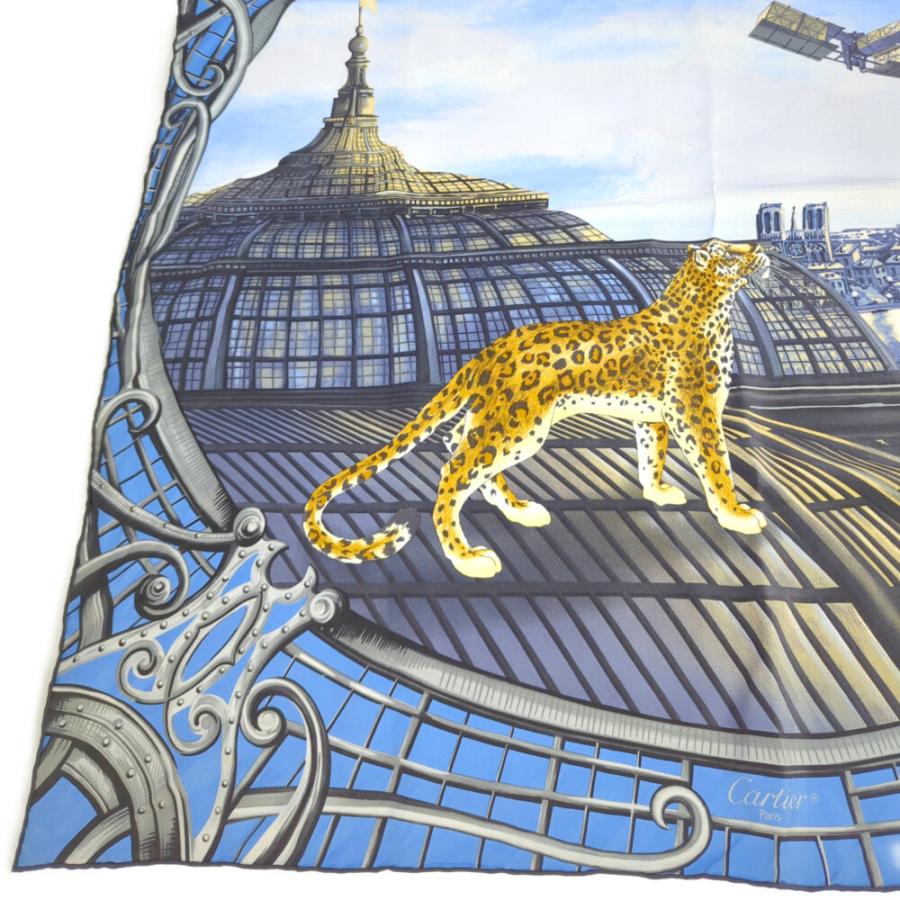 Cartier カルティエ パンテール シルク アニマルプリント