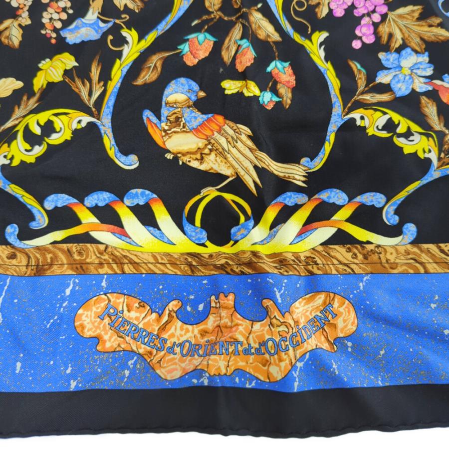 HERMES（エルメス） カレ90・PIERRES d ORIENT et d OCCIDENT・花柄