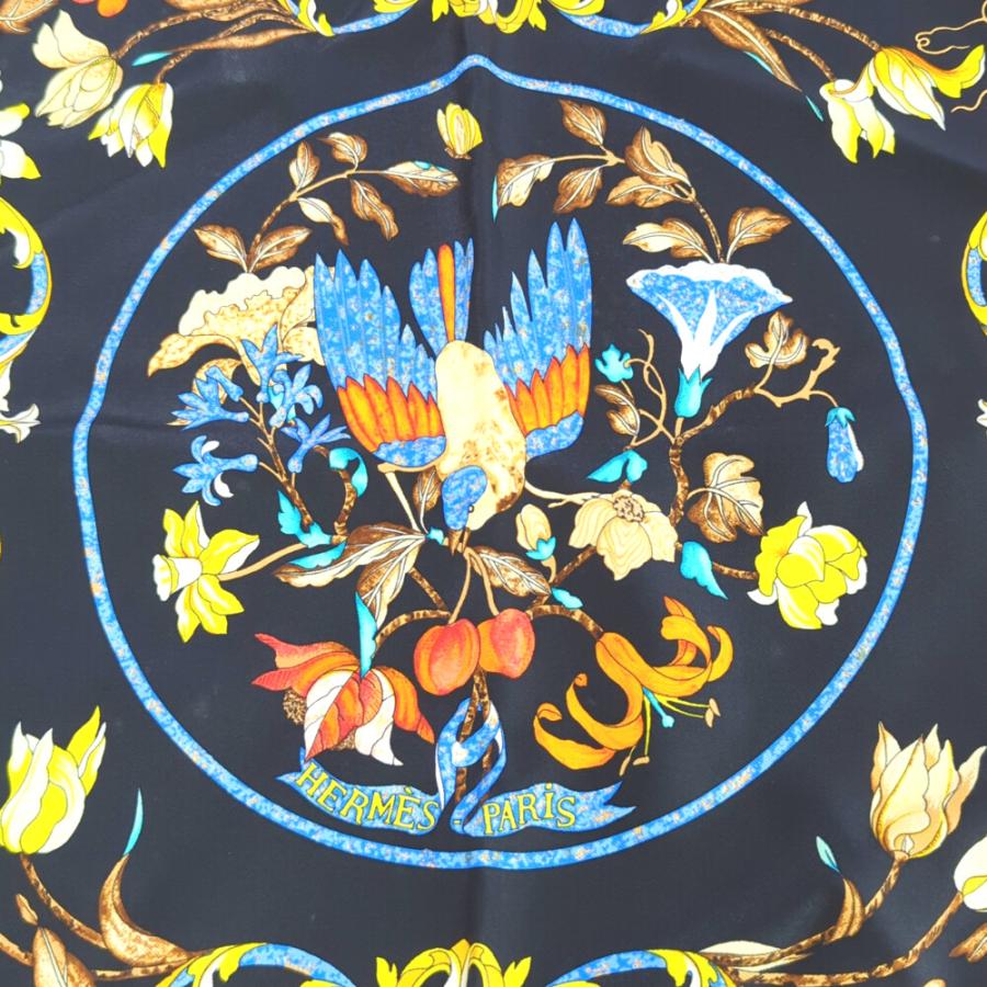 HERMES（エルメス） カレ90・PIERRES d ORIENT et d OCCIDENT・花柄