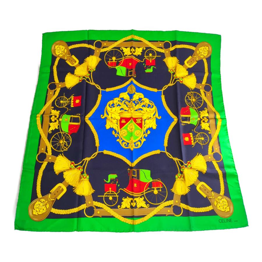 セリーヌ 馬車柄 スカーフ セリーヌ CELINE スカーフ 大判 ホース