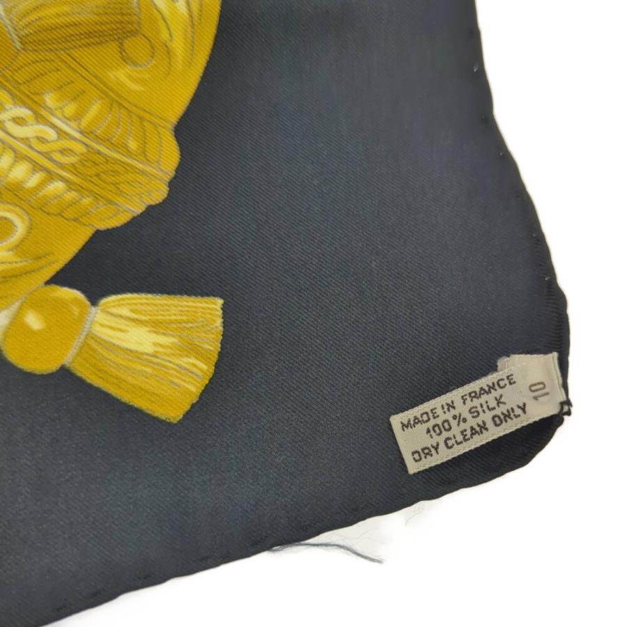 HERMES エルメス カレ90・FERRONNERIE・シルク スカーフ ネック