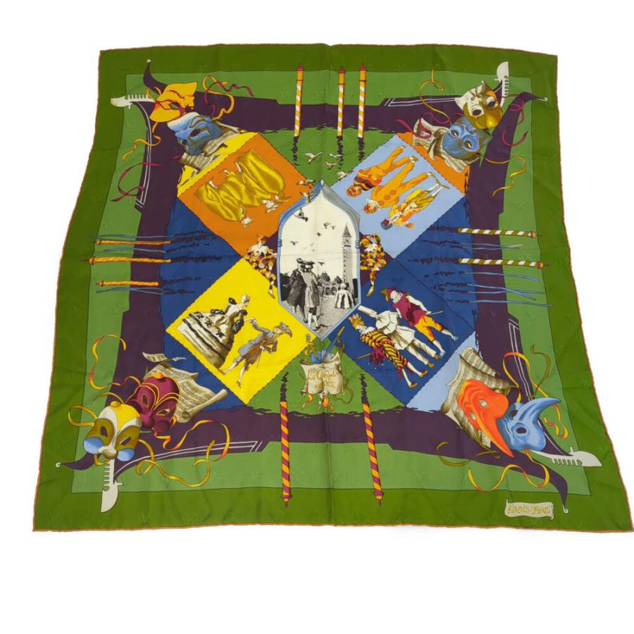 HERMES エルメス カレ90・LE CARNAVAL DE VENISE ベニスの