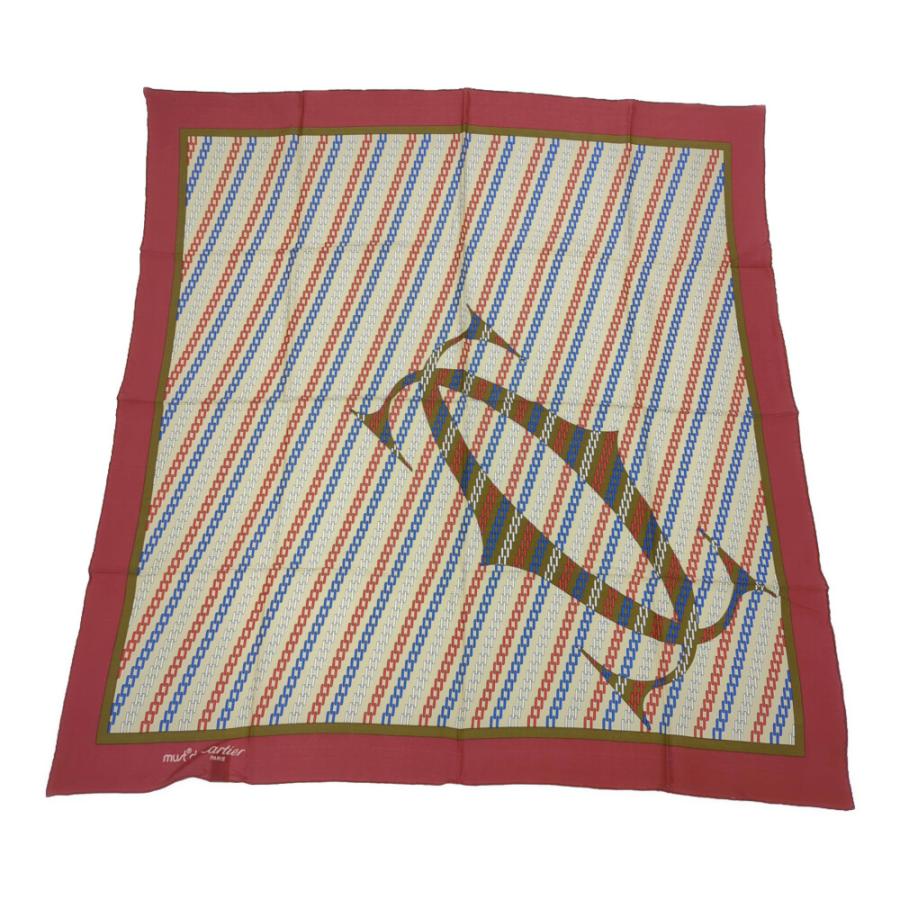 カルティエ ストール シルク Cartier - □新品□未使用□ Cartier カルティエ シルク100