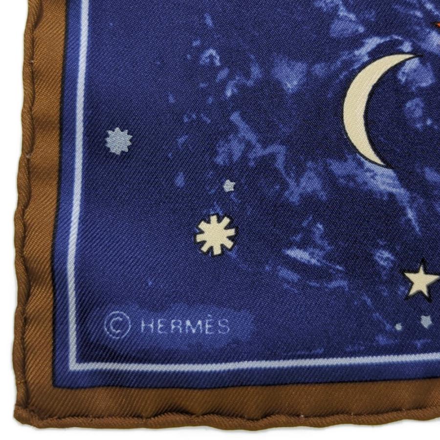 HERMES（エルメス） カレ40・l'Annee des Etoiles 星の時代 シルク