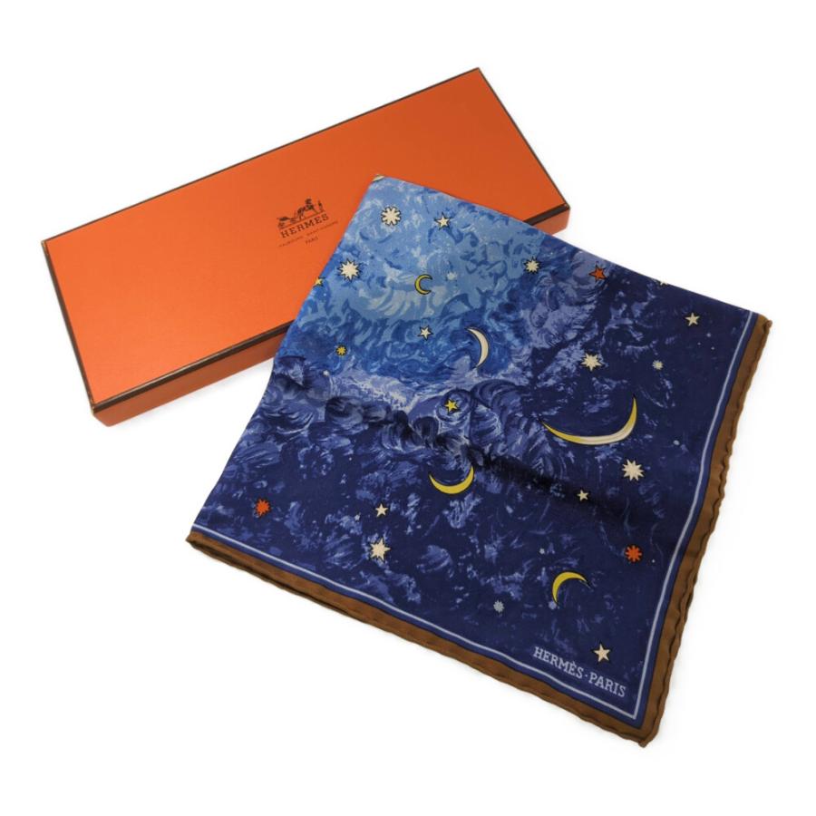 HERMES（エルメス） カレ40・l'Annee des Etoiles 星の時代 シルク