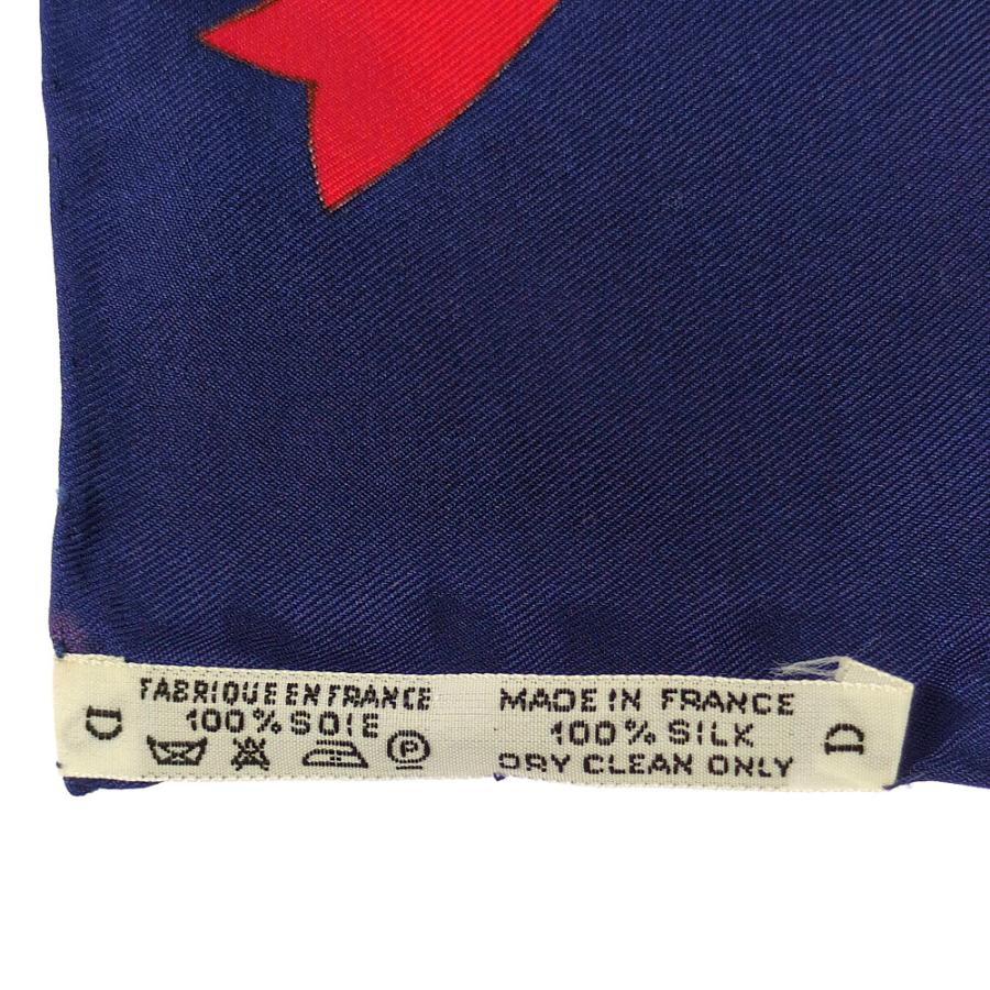 HERMES エルメス カレ90 Neige d' Antan 去年の雪 シルク スカーフ ネックウェア/ネイビー系/冬/b260128/604197 | HERMES | 06