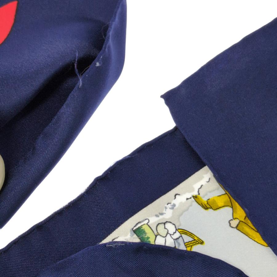 HERMES エルメス カレ90 Neige d' Antan 去年の雪 シルク スカーフ ネックウェア/ネイビー系/冬/b260128/604197 | HERMES | 08