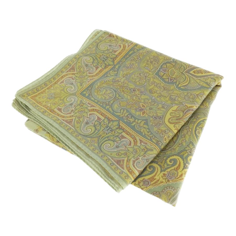 ETRO（エトロ） ペーズリー柄 ウール シルク ビッグ ストール スカーフ