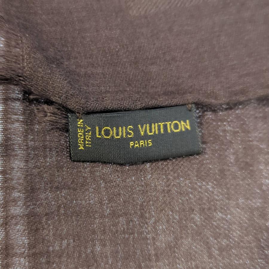 LOUIS VUITTON ルイヴィトン ショールモノグラム・カシミア ウール