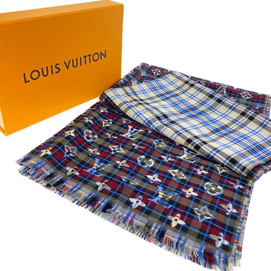 ルイヴィトン エトールモノグラム タータンチェック・ストールネック