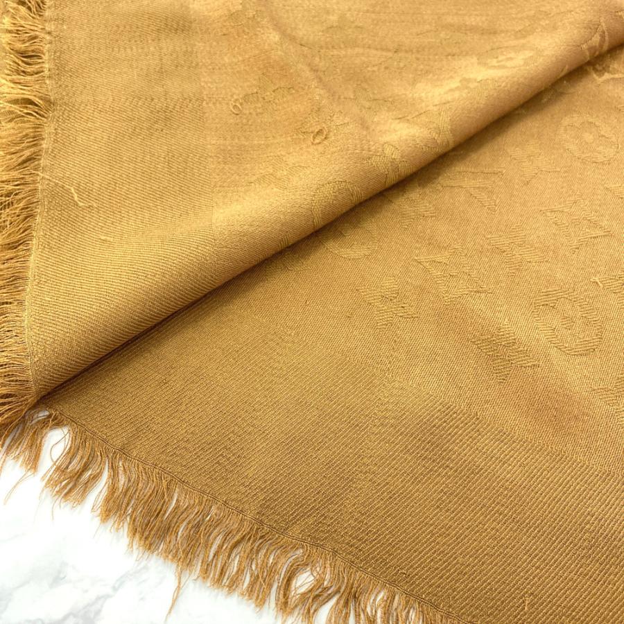 ルイヴィトン ショールモノグラム・ブラウン ショール ストールネック