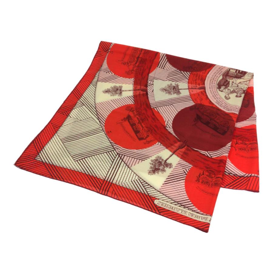 HERMES エルメス カレジェアン140・JEU DES OMNIBUS ET DT DAMES