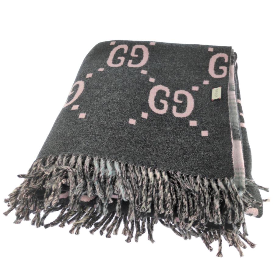 美品　GUCCI マフラー 楽天市場】Gucci グッチ（カラーネイビー）（マフラー・スカーフ