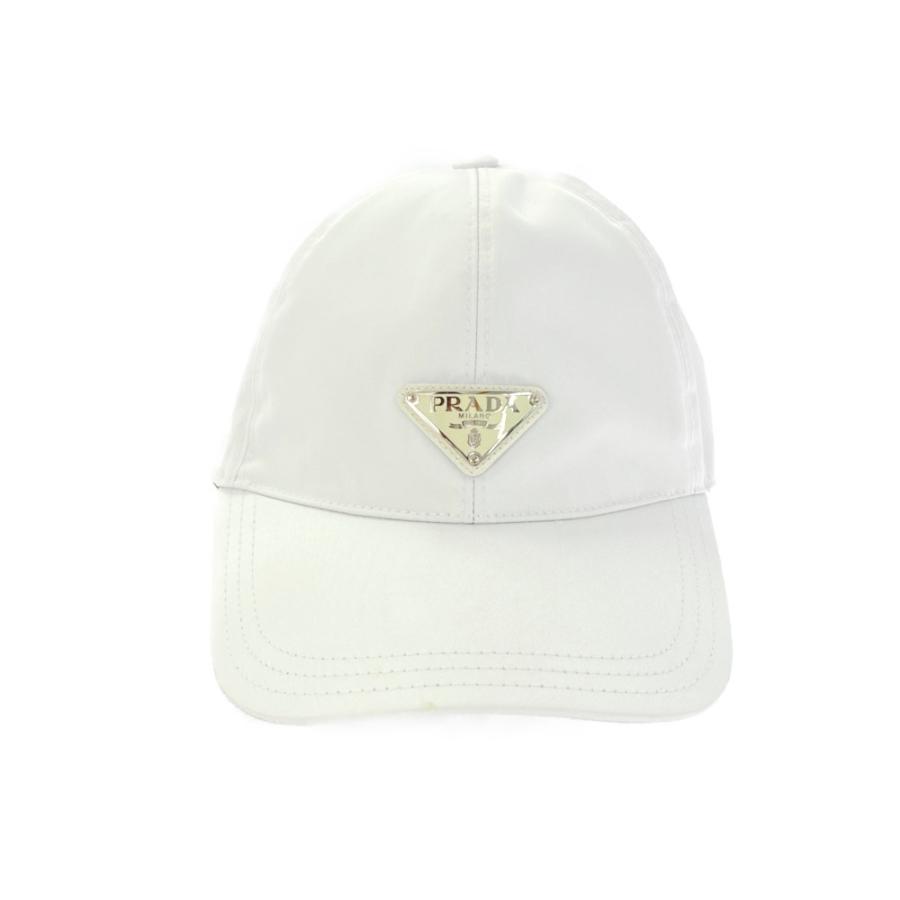 PRADA プラダ トライアングルロゴ ナイロンキャップ帽子/2HC231