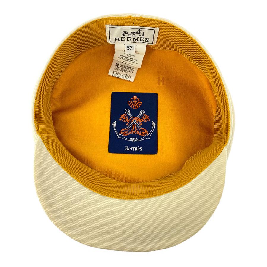 エルメス ヴォーバン コットンキャンバス キャスケット セリエボタン