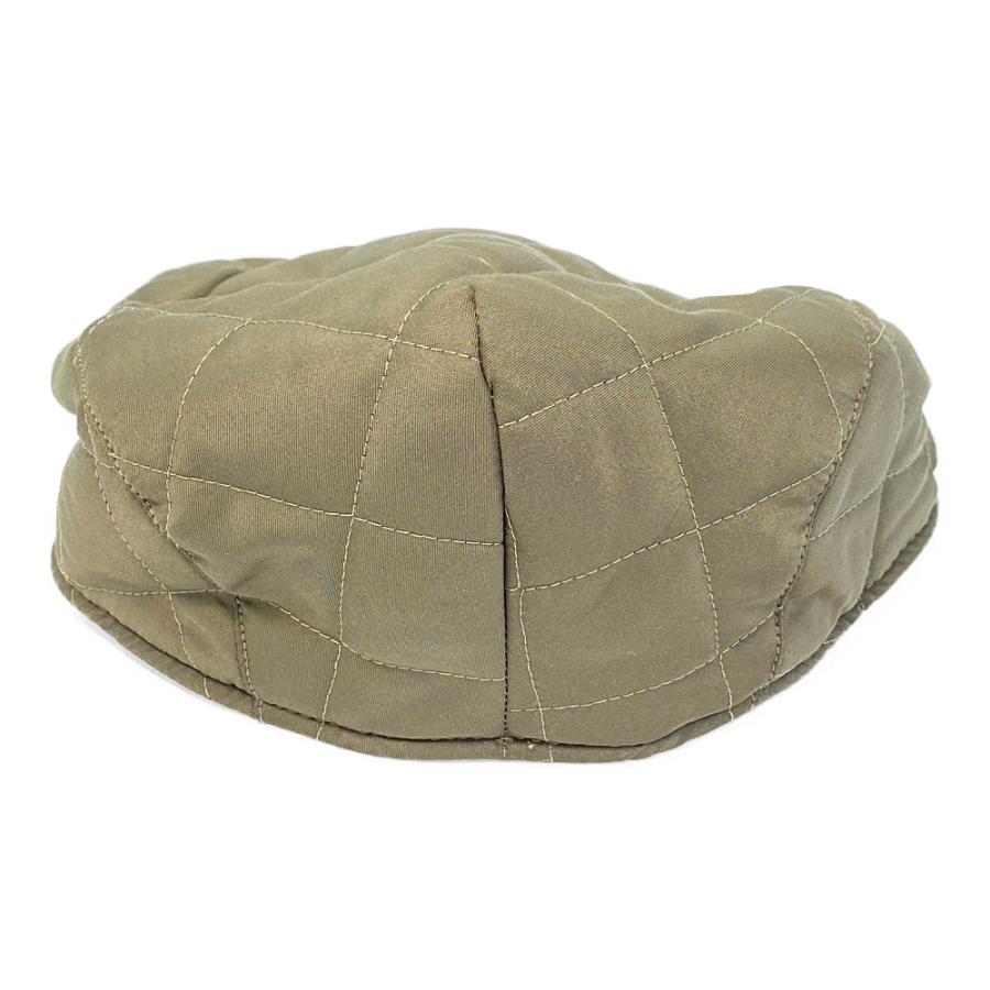 BURBERRY バーバリー キルティングハンチング帽子/グレージュ