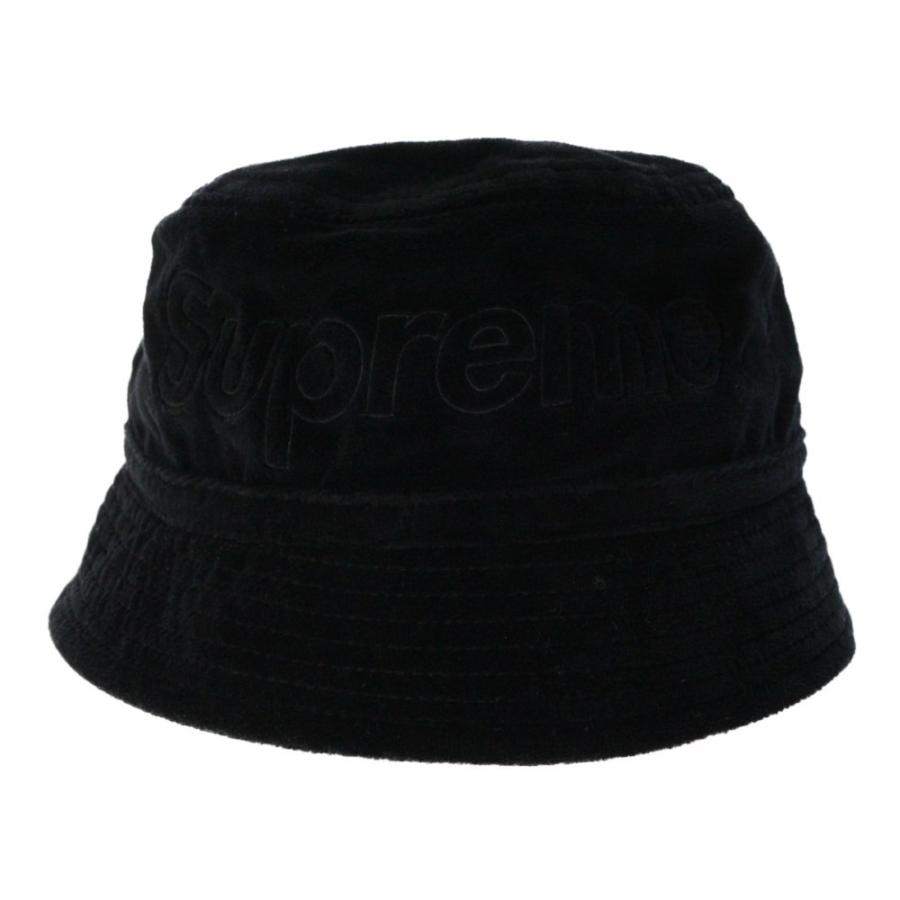 LACOSTE × SUPREME バケットハット ブラック Supreme 美品・シュプリーム ラコステ/Lacoste・18SS Velour