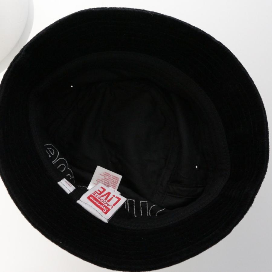 Supreme LACOSTE シュプリーム　ラコステ　コラボ　ハット　ブラック org.jpg