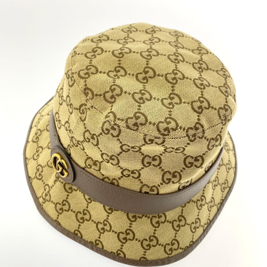 GUCCI グッチ GGキャンバス・フェドラハット帽子/576587