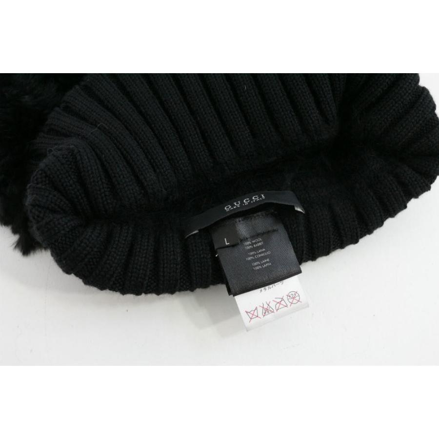 美品】グッチ GUCCI インターロッキングG ニット帽 ニットキャップ