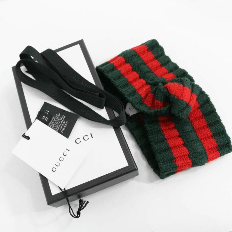GUCCI（グッチ） 17AW 美品・グッチ ウェブライン ヘアバンド帽子