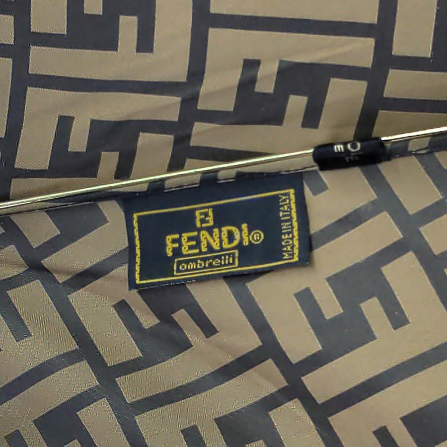 FENDI フェンディ ズッカ・折りたたみ傘/ブラウン/FENDI 翌日