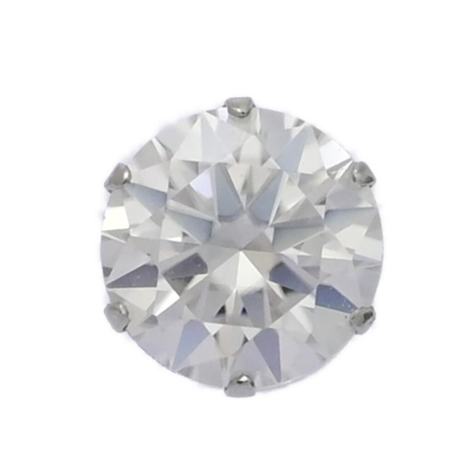 0.6ct/モアサナイト(Moissanite) 1P・ピアス/Pt900-0.3g/プラチナ 翌日  