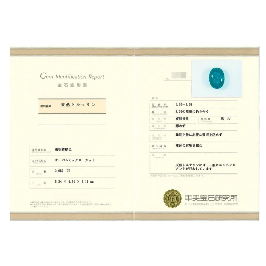 開店祝い お取り置き中AP754パライバトルマリンルース1.0ct brcertific