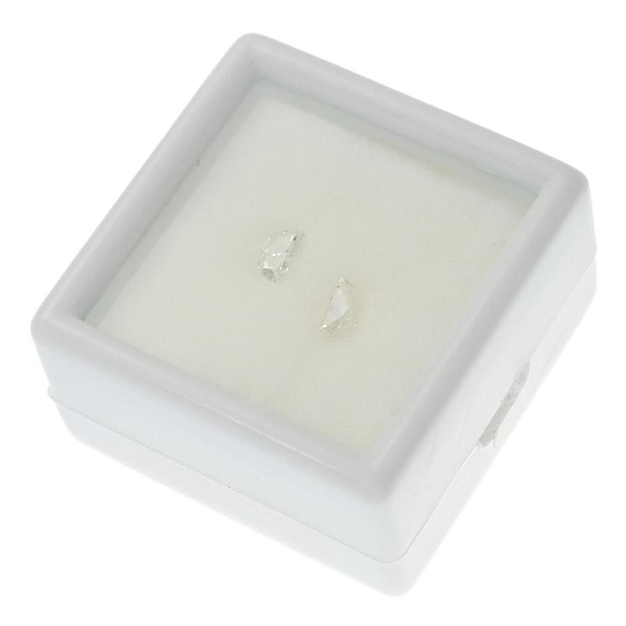 0.298ct 天然 ダイヤモンド ルース ハーフムーンカット 2P half 0.298ct 天然 ダイヤモンド ルース ハーフムーンカット 2P half