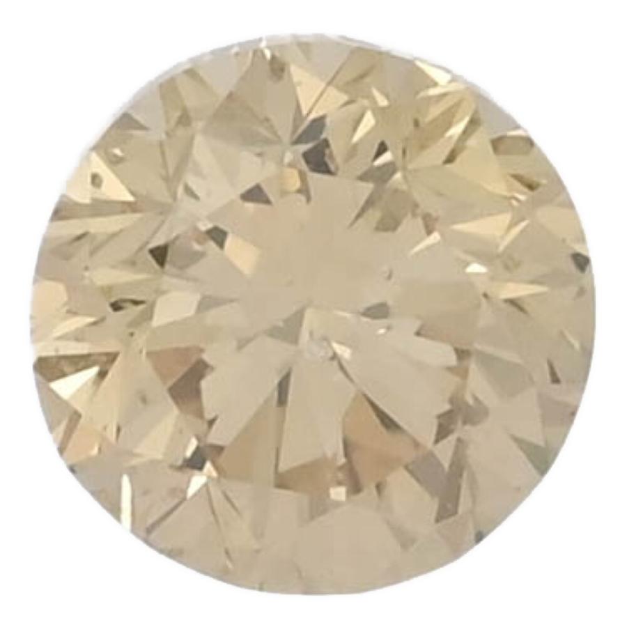 1.012ct/FANCY LIGHT BROWN ダイヤモンド ルース ラウンド/Diamond 