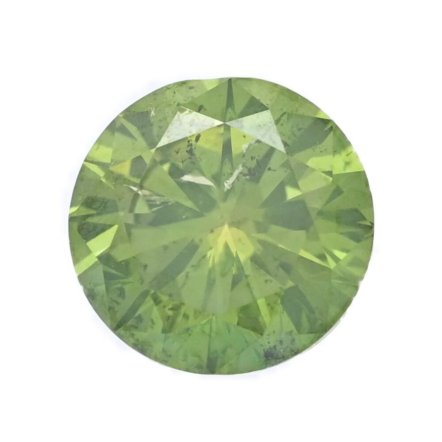 3.004ct/ファンシービビッドグリーン ダイヤモンド ルース/Diamond 