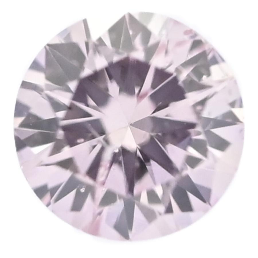 0.081ct ファンシーライトパープリッシュピンク ピンクダイヤモンド 