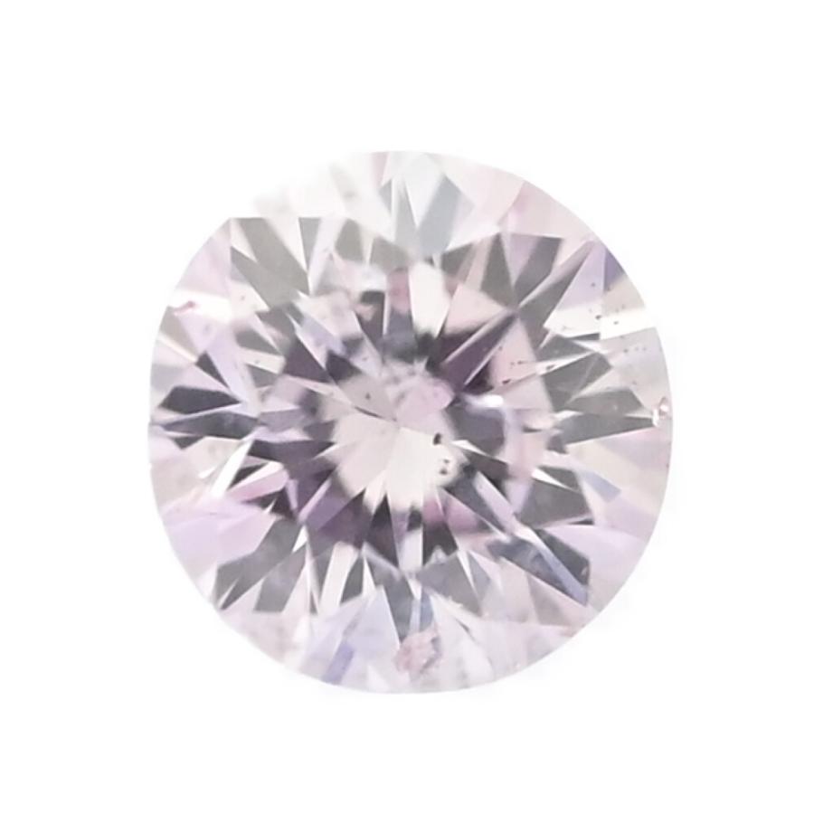 美品 0.070ct ライトパープリッシュピンク ピンクダイヤモンド