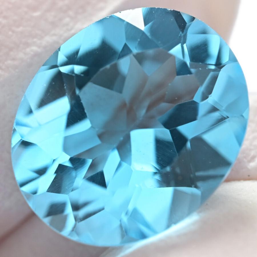 TZ5.3ct/ブルートパーズ・オーバルシェイプ・1P・ブルートパーズルース