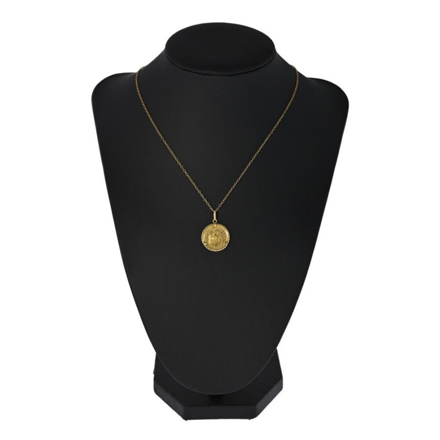 メキシコ造幣局 メキシコ イダルゴ 2.5ペソ 金貨ペンダントトップ/K21
