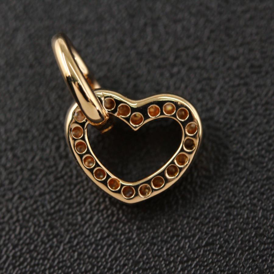 Folli Follie ハート ペンダントトップダイヤモンド K18WG Folli Follie】フォリフォリ『K18WG ハート ダイヤモンド0.15ct