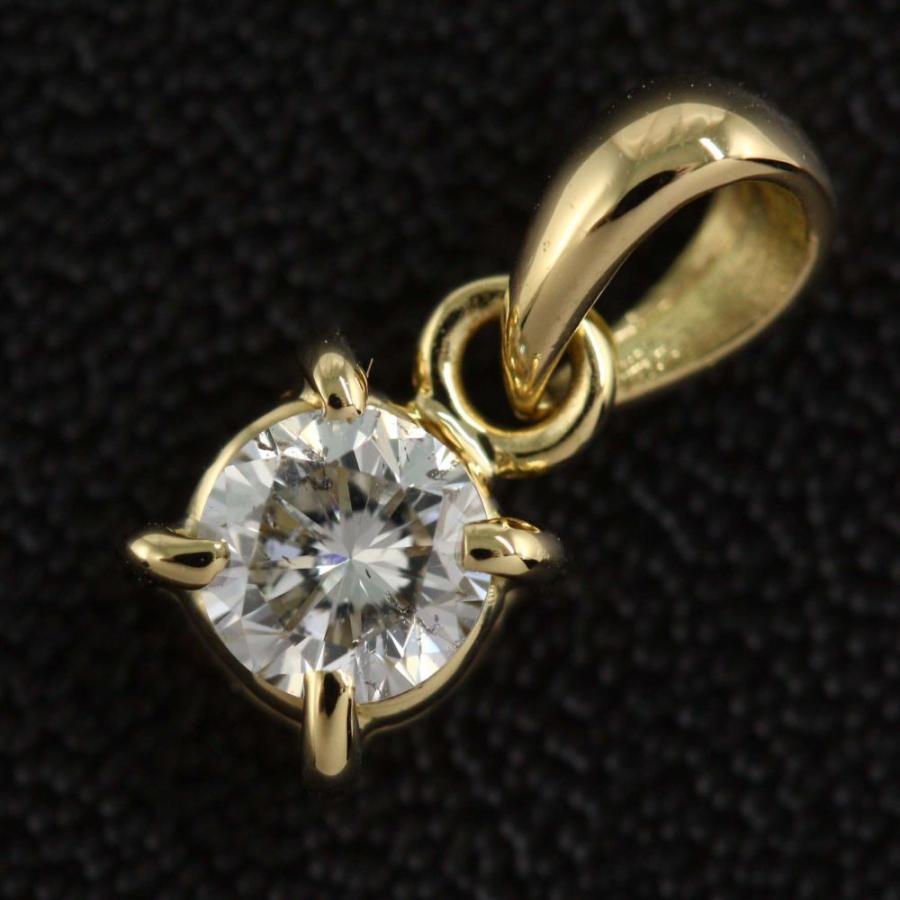 0.224ct 1粒ダイヤモンドペンダントトップ ネックレス ヘッド 天然 