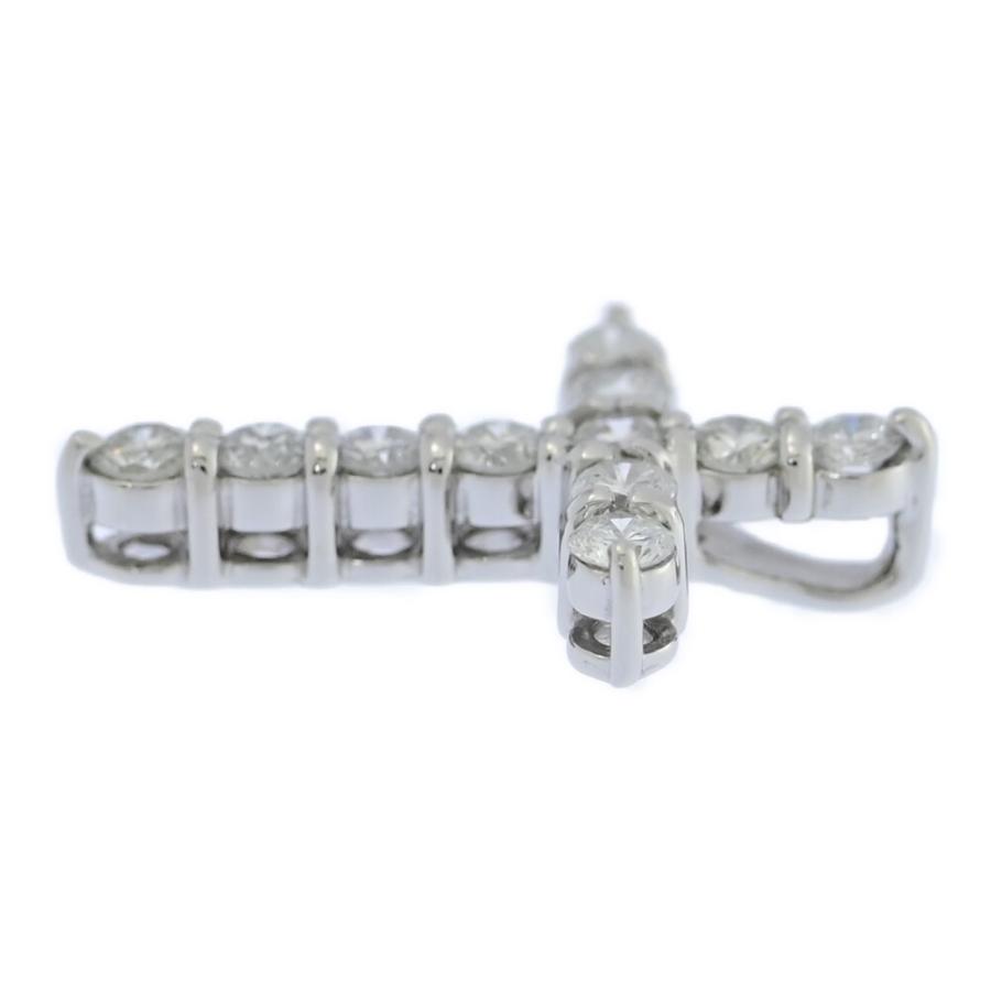 0.51ct/クロスモチーフ・ダイヤモンド ペンダントトップ/Pt900-1.9g