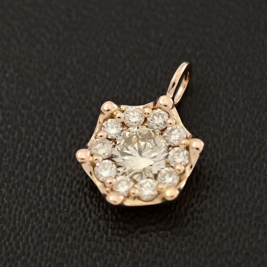 FD:0.31ct/estelle エステール Faint brown・ダイヤモンド ペンダント  