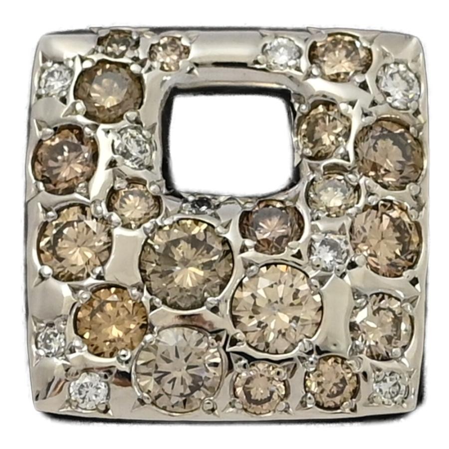 ◆　K18 WG 　天然ブラウンダイヤモンドネックレス 　1 カラット　 ◆ 楽天市場】☆全品ポイント2倍/10月4日20:00〜9日01:59