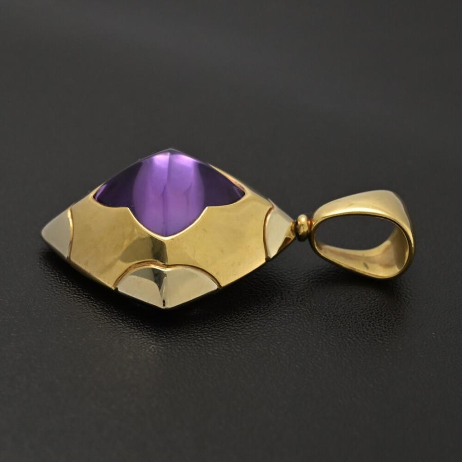 BVLGARI（ブルガリ） 美品 ピラミデ 大粒 アメシスト アメジスト
